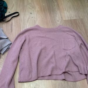 Long sleeved crop top